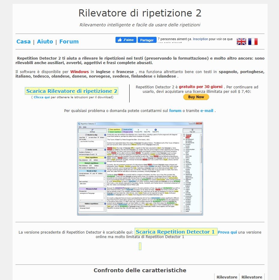 rilevatore di ripetizione 2